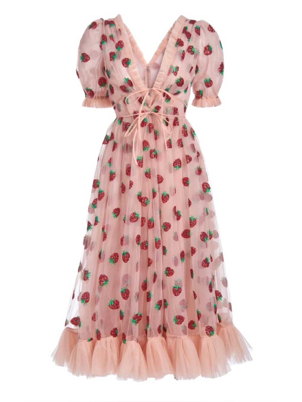 Lirika Matoshi Strawberry Midi Dress XXL